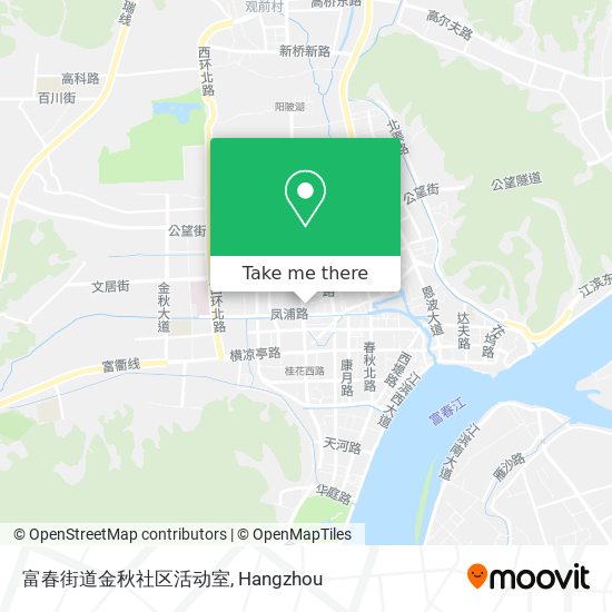 富春街道金秋社区活动室 map