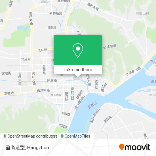 盈尚造型 map