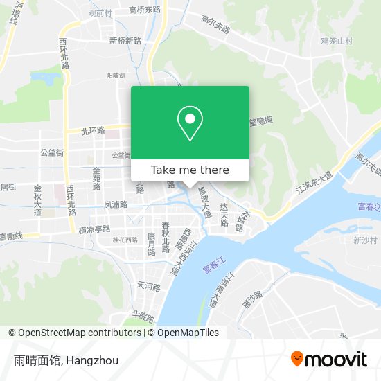 雨晴面馆 map