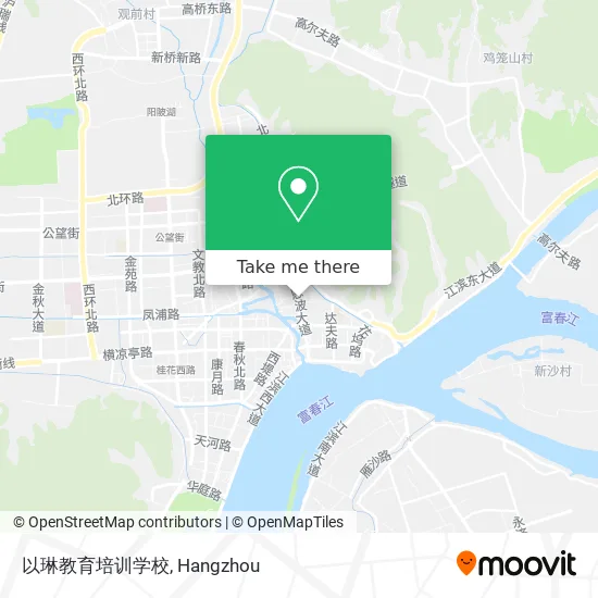以琳教育培训学校 map