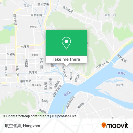航空售票 map