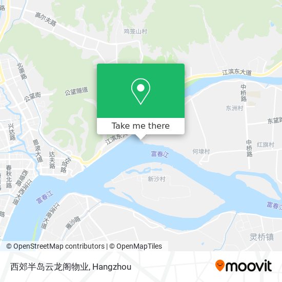 西郊半岛云龙阁物业 map