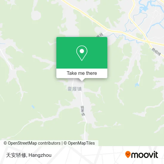 天安轿修 map