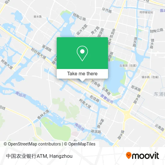 中国农业银行ATM map