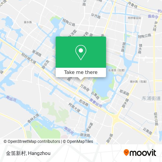 金笛新村 map