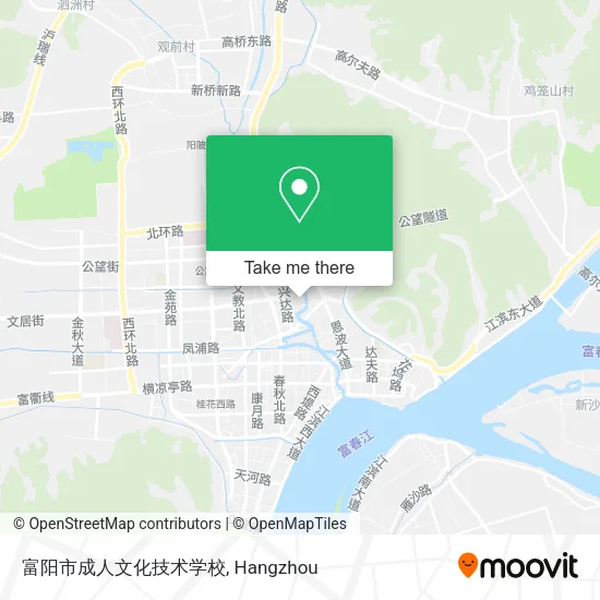 富阳市成人文化技术学校 map