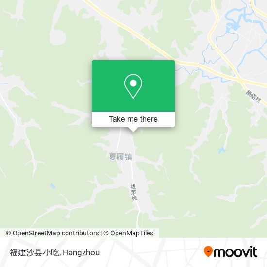 福建沙县小吃 map