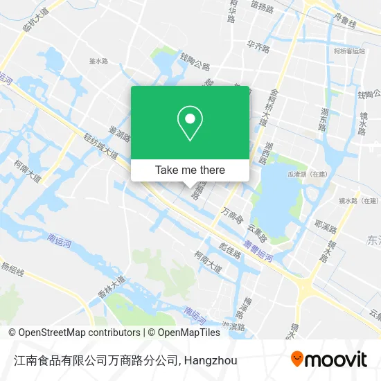 江南食品有限公司万商路分公司 map