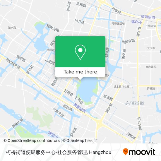 柯桥街道便民服务中心-社会服务管理 map