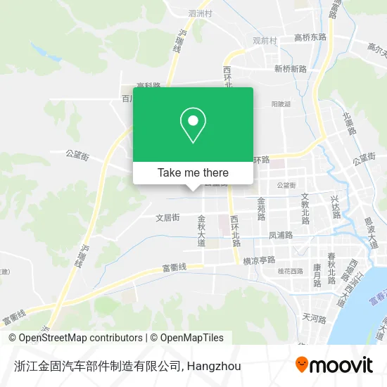 浙江金固汽车部件制造有限公司 map