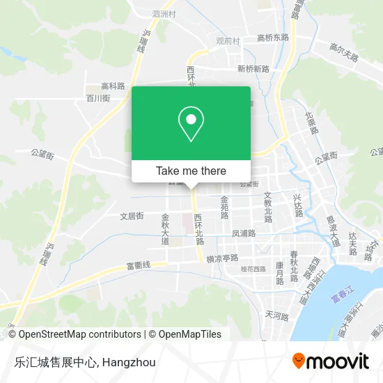 乐汇城售展中心 map