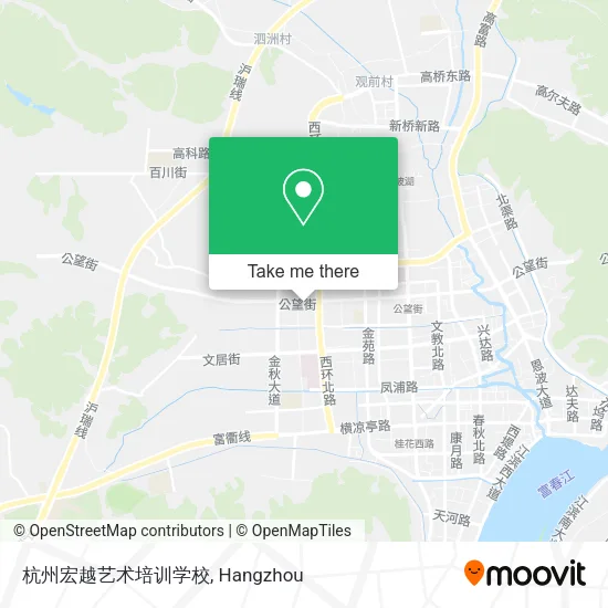 杭州宏越艺术培训学校 map