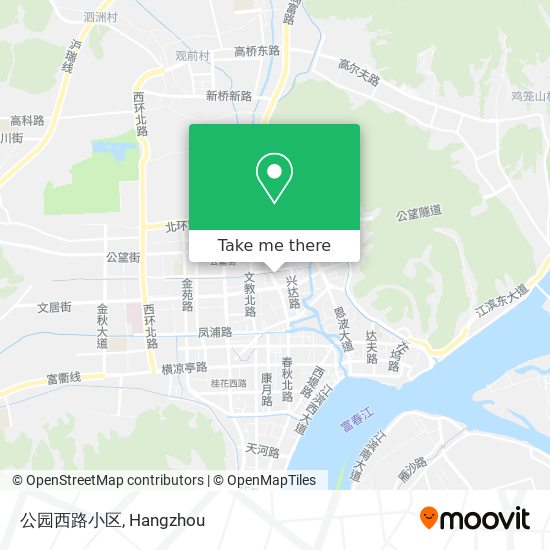 公园西路小区 map
