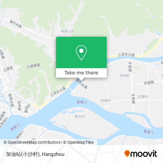 加油站(小沙村) map