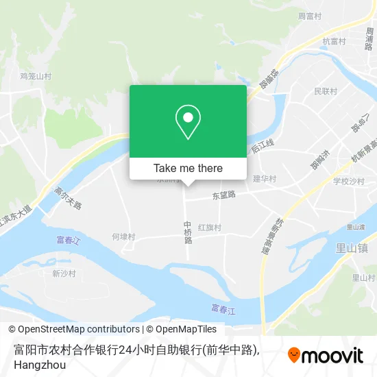 富阳市农村合作银行24小时自助银行(前华中路) map