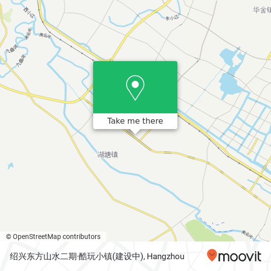 绍兴东方山水二期·酷玩小镇(建设中) map