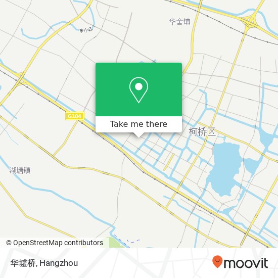 华墟桥 map