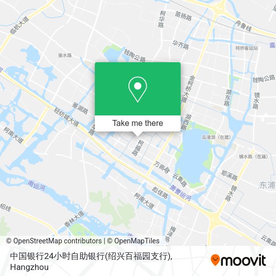 中国银行24小时自助银行(绍兴百福园支行) map