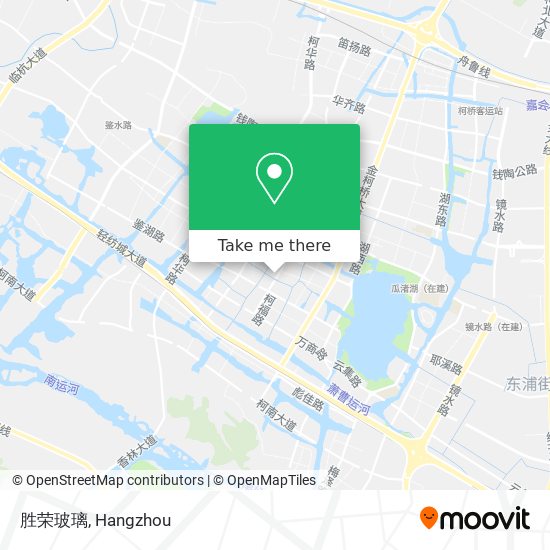 胜荣玻璃 map
