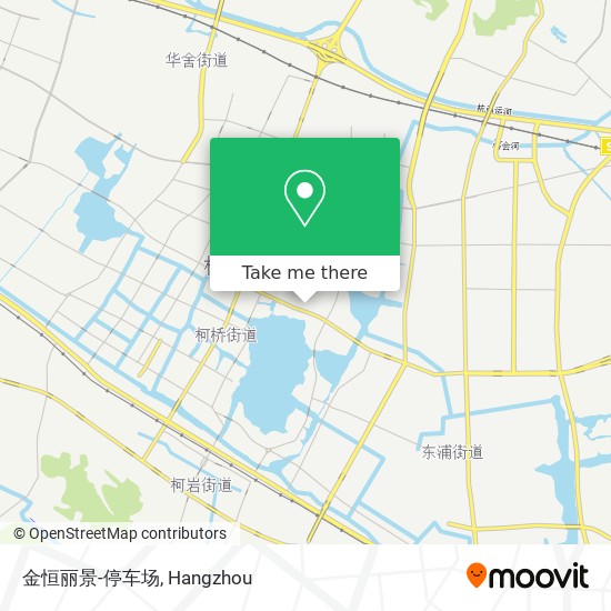 金恒丽景-停车场 map