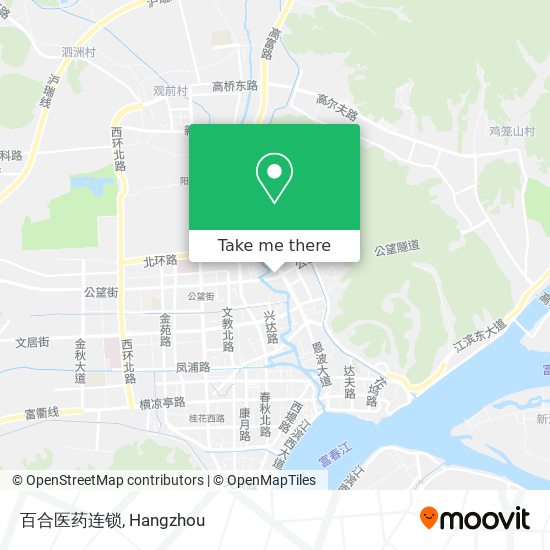 百合医药连锁 map