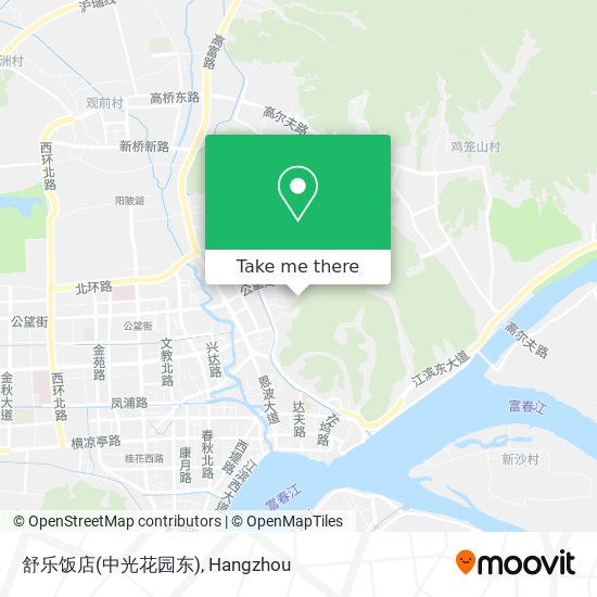 舒乐饭店(中光花园东) map