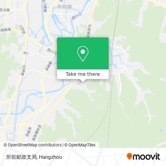 所前邮政支局 map