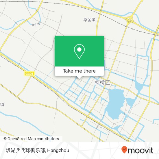 坂湖乒乓球俱乐部 map