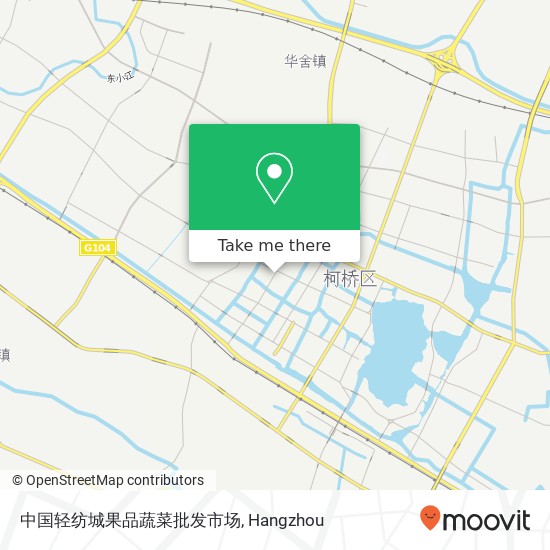中国轻纺城果品蔬菜批发市场 map