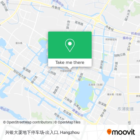 兴银大厦地下停车场-出入口 map