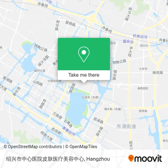 绍兴市中心医院皮肤医疗美容中心 map