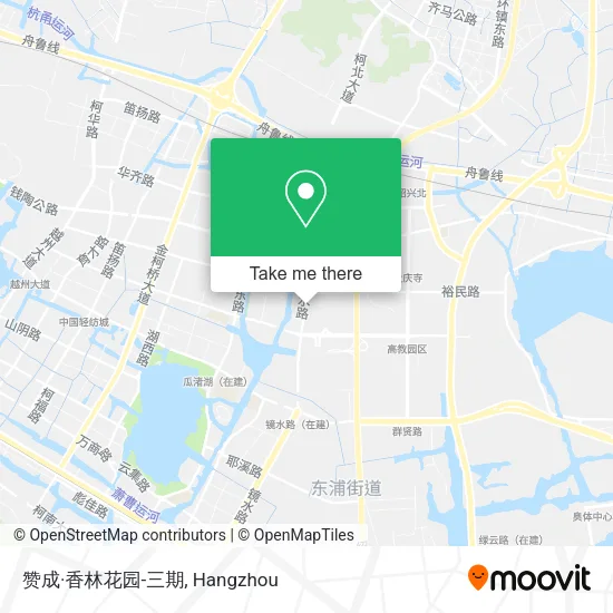 赞成·香林花园-三期 map