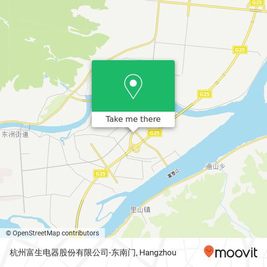 杭州富生电器股份有限公司-东南门 map