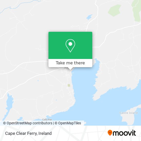 Cape Clear Ferry map