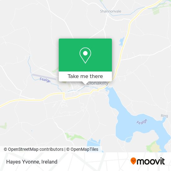 Hayes Yvonne map