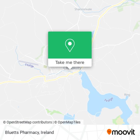 Bluetts Pharmacy map