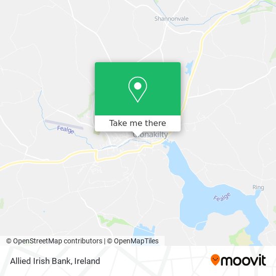 Allied Irish Bank map