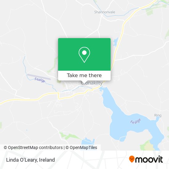 Linda O'Leary map