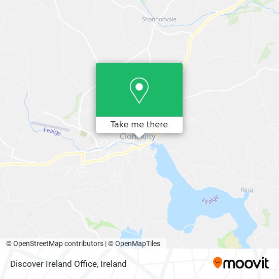 Discover Ireland Office map