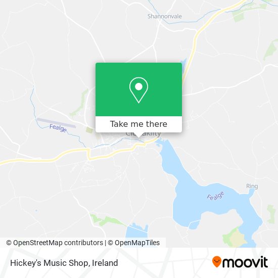 Hickey's Music Shop map