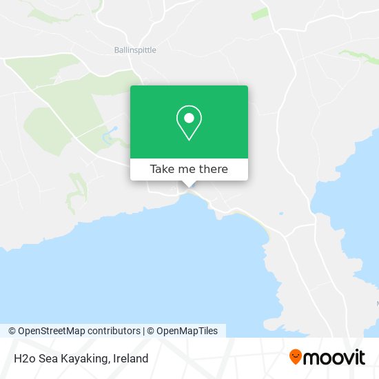 H2o Sea Kayaking map