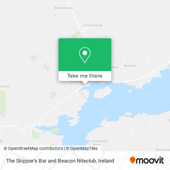 The Skipper's Bar and Beacon Niteclub map