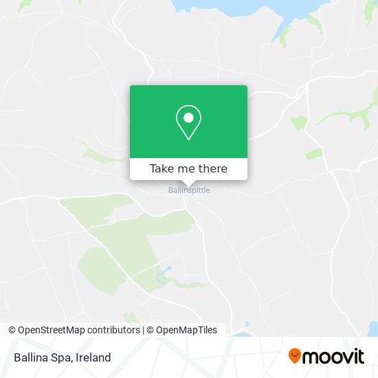 Ballina Spa map
