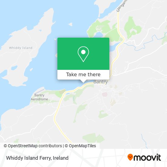 Whiddy Island Ferry map