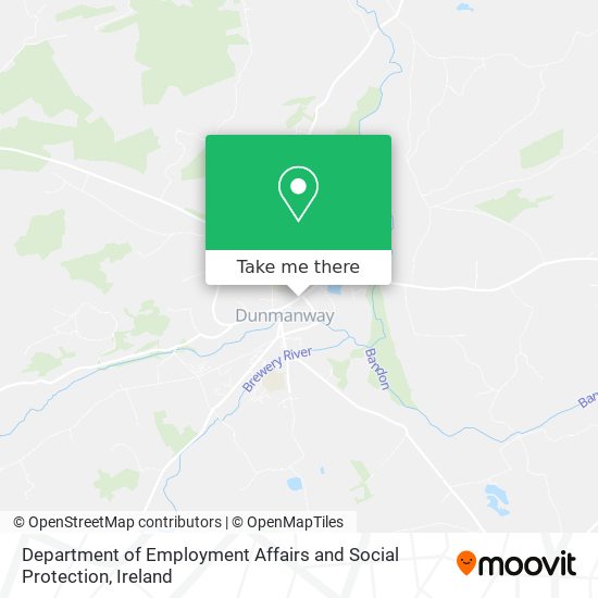 Department of Employment Affairs and Social Protection map