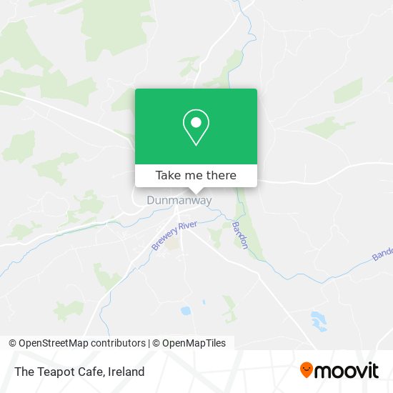 The Teapot Cafe map