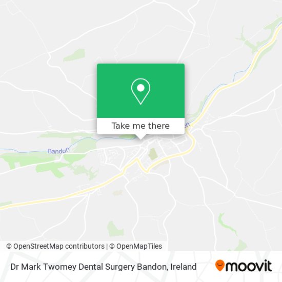 Dr Mark Twomey Dental Surgery Bandon map