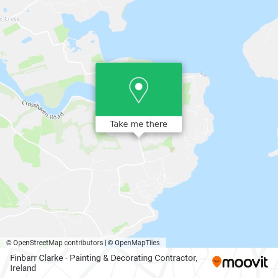 Finbarr Clarke - Painting & Decorating Contractor map
