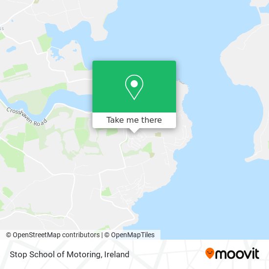 Stop School of Motoring map