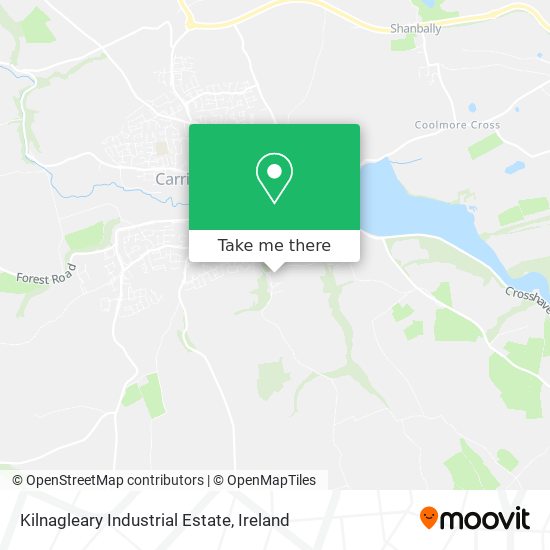 Kilnagleary Industrial Estate map